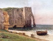 Cliff at Etretat Gustave Courbet